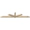 Ekena Millwork Kennewick Rough Sawn Timber Gable Bracket, Douglas Fir, 108"W x 22"H x 4"D x 4"F, 5/12 Pitch GBW108X22X0404KEN00RDF - alternate 5